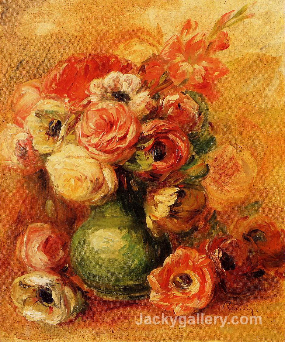 Flowers by Pierre Auguste Renoir paintings reproduction